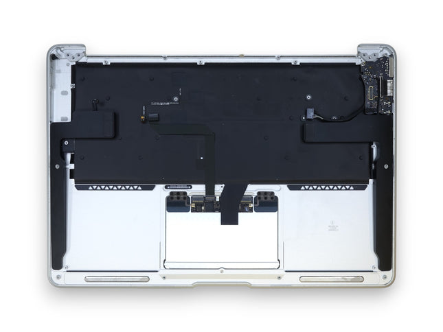Topcase / Gehäuse DE für MacBook Air 13 A1466 2015 - 2017 Silber - Zustand C